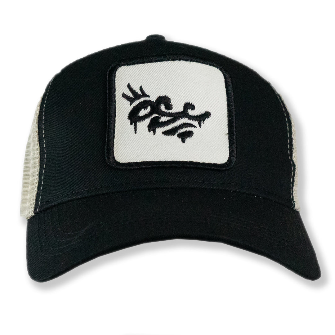 Street Patch (Negro/Blanco con rejilla)