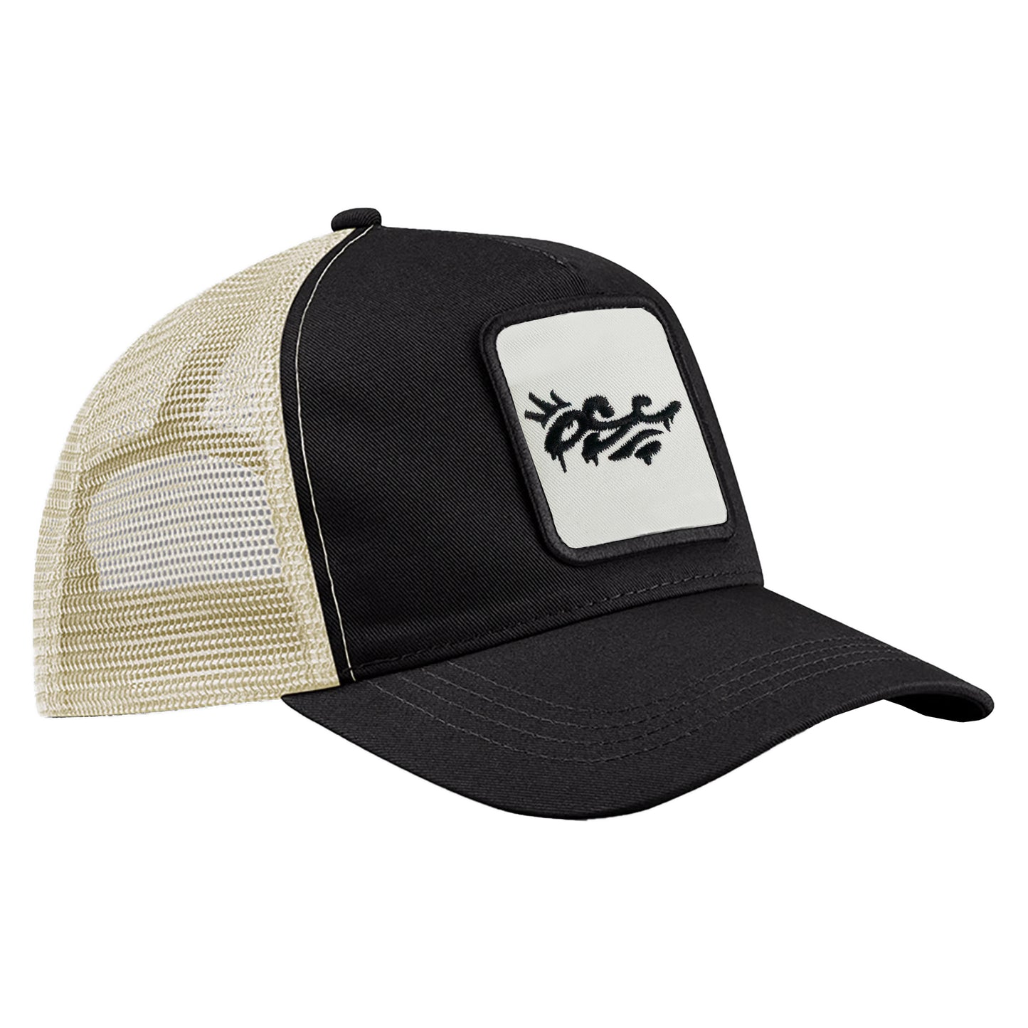 Street Patch (Negro/Blanco con rejilla)
