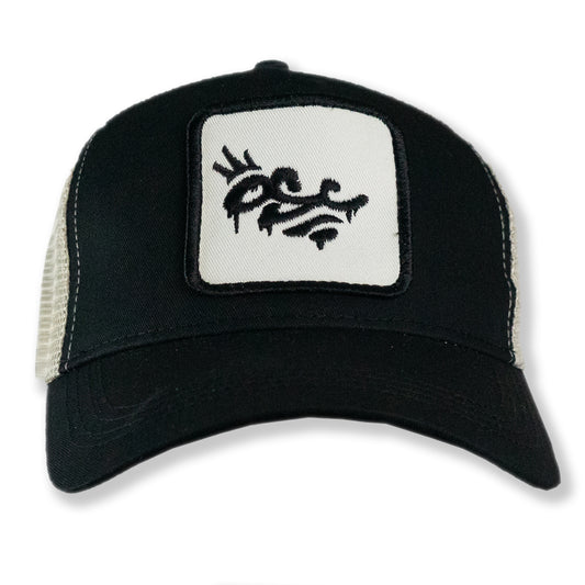 Street Patch (Negro/Blanco con rejilla)