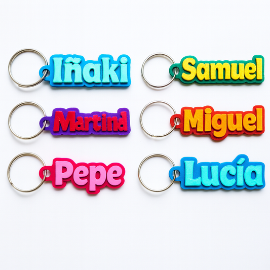 LLAVEROS PERSONALIZADOS CON TU NOMBRE